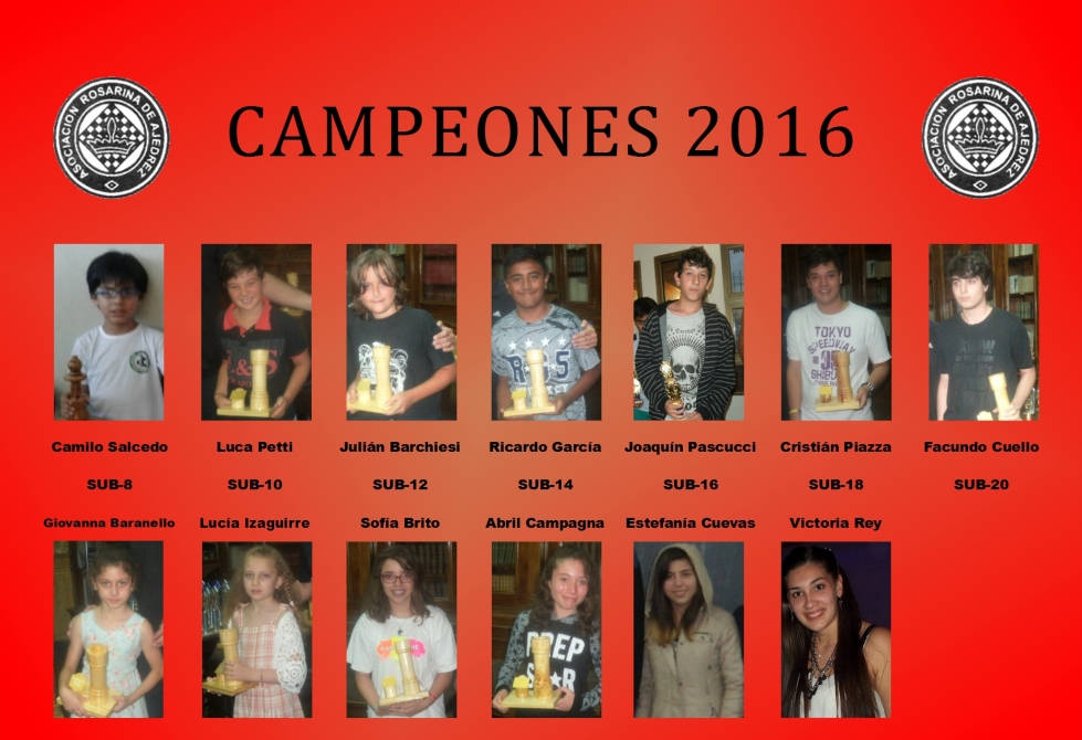 Galería de campeones 2016