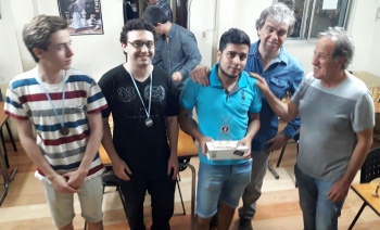 Benjamín Falcón, Cristian Sanhueza, Matías Carcamo