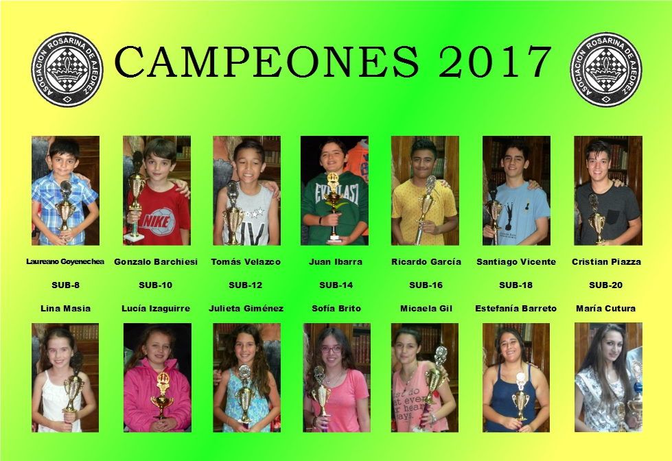 Galería de campeones 2017